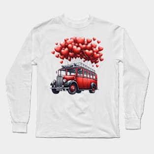 Valentine Bus Long Sleeve T-Shirt